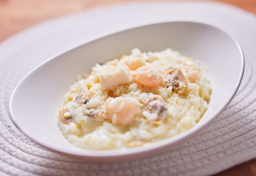 シーフードリゾット